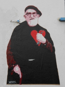 Spray Yarps, Le street art rend hommage à l'Abbé Pierre, Neuilly Emmaüs Avenir, janvier 2013